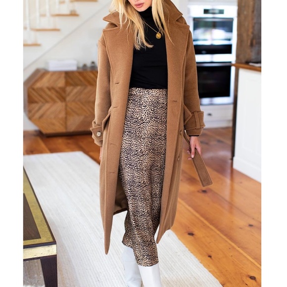 Emerson Fry Dresses & Skirts - Emerson Fry Midi Skirt- Little Cheetah